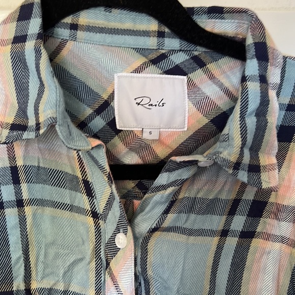 Rails plaid long sleeve button down - Picture 2 of 4